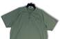 Mens Green Collared Short Sleeve Stretch Pullover Golf Polo Shirt Size XXL image number 3
