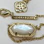 IOB Designer Kendra Scott Gold-Tone Faux Pearl Stone Pendant Necklace image number 4