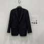 Gucci Mens Black Notch Lapel Long Sleeve Two Button Blazer Size 52R With COA image number 1