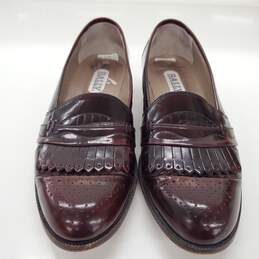 Bally Italy Men's Loafers Dress Shoes Size 10-Burgundy alternative image