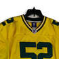 Mens Gold Green Bay Packers Clay Matthews #52 Football NFL Jersey Size 52 image number 3