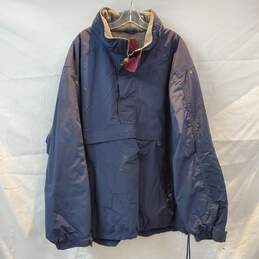 Eddie Bauer Navy Blue Half Zip Pullover Jacket Men's Size XL