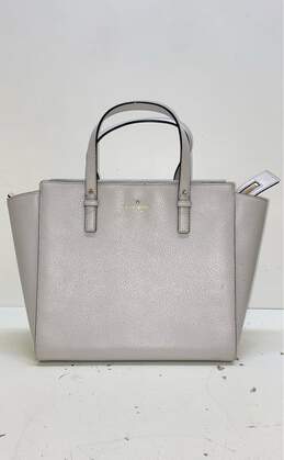 Kate Spade Gray Leather Satchel