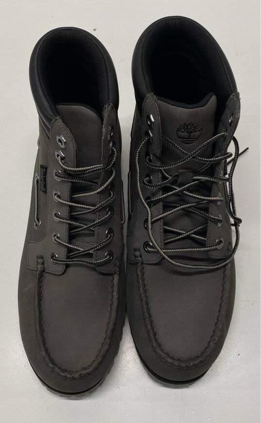 Timberland Oakwell 7 Eye Moc Toe Outdoor Hiking Boots Grey 9 image number 5