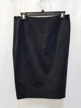 DKNY Women's Black & Blue Pencil Skirt Size 4 alternative image