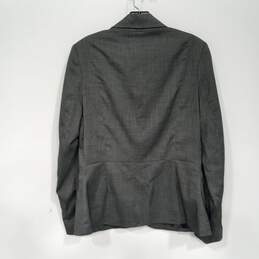 Women's New York & Company Grey Blazer Size 8 Tall alternative image