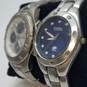 Fossil His Titanium Chronograph and Hers Retro Blue Stainless Steel Quartz Watch Collection image number 4