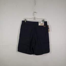 NWT Mens Pleated Front Slash Pockets Belt Loops Chino Shorts Size 32 alternative image