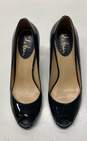 Cole Haan Patent Leather Peep Toe Pump Heels Shoes Size 8.5 B image number 5