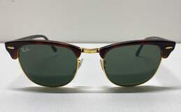 Ray-Ban Clubmaster Classic Sunglasses Polished Tortoise On Gold One Size alternative image