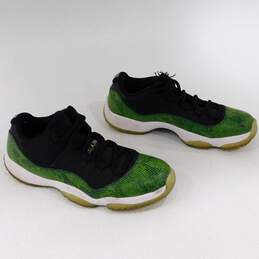 Jordan 11 Retro Low Green Snakeskin Men's Shoes Size 12 alternative image