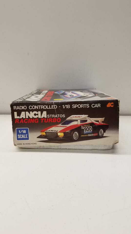 Vintage RC Lancia Stratos 1/18 Scale IOB for Parts/Repair image number 2