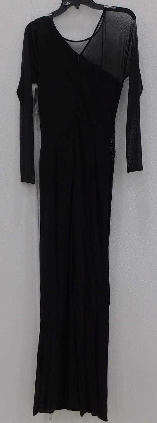 David Meister Women's Long Sleeve Black Dress Size 10 image number 3