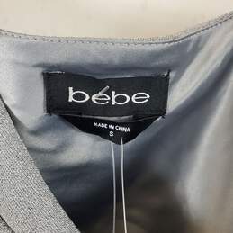 Bebe Women's Silver Mini Dress SZ S NWT alternative image