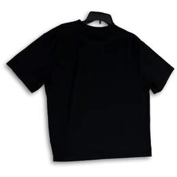 Mens Black Crew Neck Short Sleeve Regular Fit Pullover T-Shirt Size Large alternative image