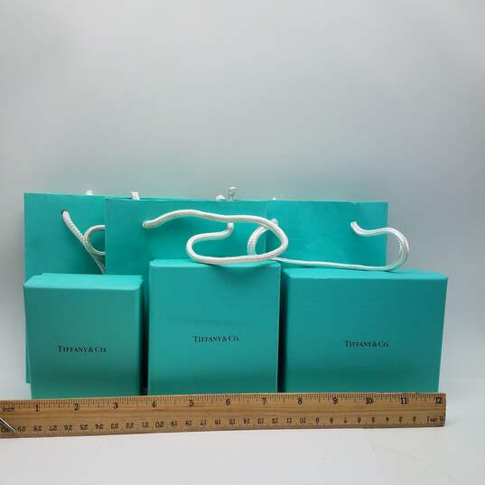 Tiffany & Co Blue Box & Bag Only Bundle 6pcs 210.0g image number 5