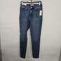 Blue Denim High Rise Curvy Skinny Jeans image number 2