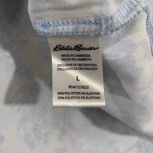 Women's Blue Eddie Bauer Pajama Set, Sz. L image number 3