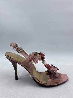Authentic Prada Pink Floral Motif Sandals W 7