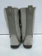 Nine West Girls Beige Polyester Suede Boots Size 2 image number 4