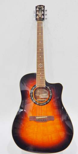 Fender Brand T-Bucket 300CE 3TS Model Acoustic Electric Guitar w/ Soft Gig Bag