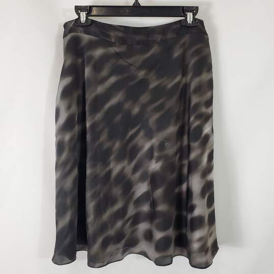 Kenneth Cole Women Gray Print Skirt SZ M NWT image number 2