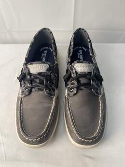 49.99Gently Used Sperry Gray Top Sider Size9.5 alternative image