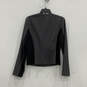 Womens Gray Long Sleeve Front Pocket Regular Fit Full-Zip Jacket Size 12 image number 2