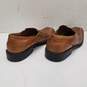 Stacy Adams Brown Genuine Snakeskin Leather Slip On Loafers Dress Shoes Men's Size 11 M image number 4