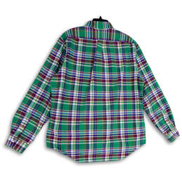 NWT Mens Multicolor Plaid Big Pony Long Sleeve Button-Up Shirt Size XL alternative image