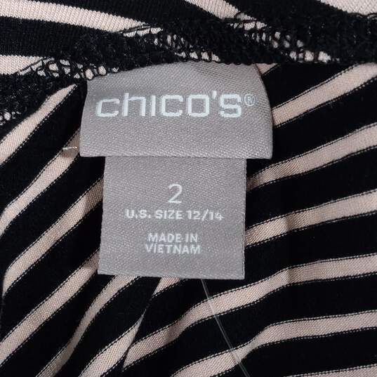 Chico Striped Sammi Maxi Style Skirt Size 2 - NWT image number 4