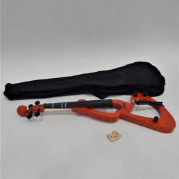 Sojing Brand 4/4 Full Size Orange Electric Violin w/ Soft Case and Bow