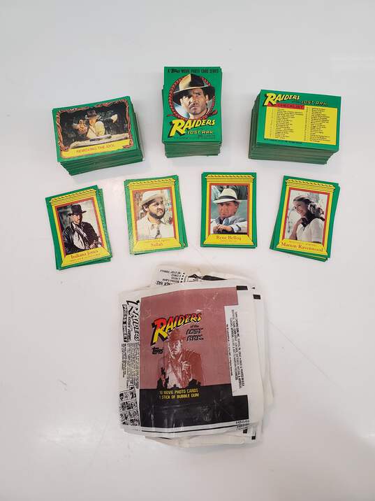 1979 Raiders of the Lost Ark 3rd Draft Screenplay & 350+ Topps Movie Photo Cards w/ Wrappers image number 3