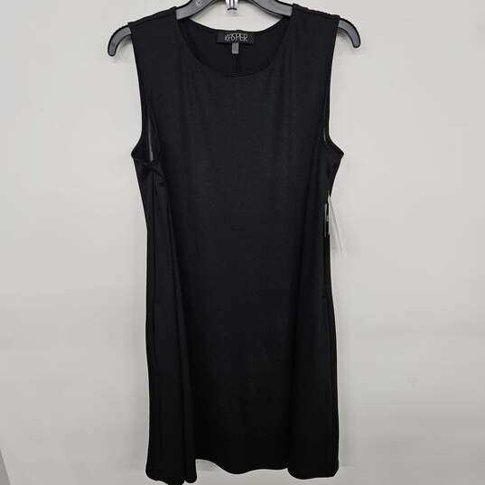 Knit Studio Black Sleeveless Dress image number 1