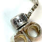 Designer Pandora S925 ALE Sterling Silver CZ Link Chain Dangle Earrings image number 5