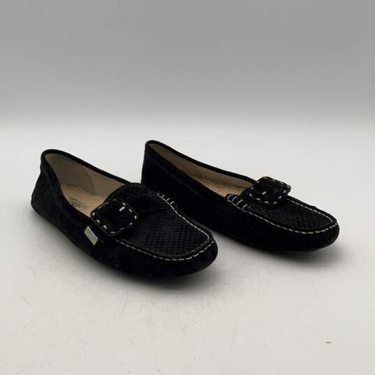 UGG Australia Womens Thelma 5694 Black Slip On Moccasin Loafer Shoes Size 9 image number 4