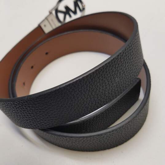 Michael Kors Black Leather Belt image number 2