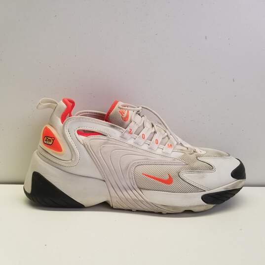Observación Ruina calina Buy the Nike ZM Air White Orange Sneakers Neb Size 8.5 | GoodwillFinds