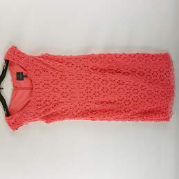 Adrianna Papell Women Pink Sleeveless Dress S