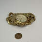 Designer Michael Kors MK-3131 Gold-Tone Link Chain Strap Analog Wristwatch image number 2