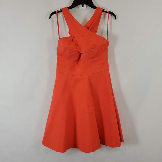 Armani Exchange Women's Orange Mini Dress SZ S image number 1