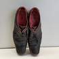 Fly London Leather Distressed Derby Shoes Black 9 image number 6