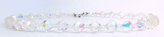 Vintage Icy Aurora Borealis Necklaces Bracelet & Earrings 208.3g image number 2