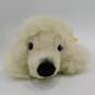 Steiff  Polar Bear Plush Stuffed Animal Lying 18in Ear Button image number 2
