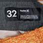 Mens Pockets Flat Front Drawstring Waist Swim Board Shorts Size 32 image number 4