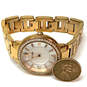 Designer Fossil Virginia ES-3284 Gold-Tone Round Dial Analog Wristwatch image number 2