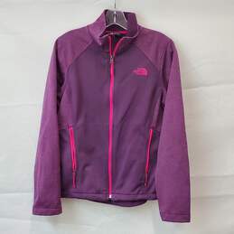 North Face Purple Soft Shell Jacket Size Medium