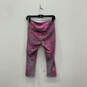 Womens Pink HeatGear Stretch Skinny Leg Pull-On Cropped Leggings Size M image number 1