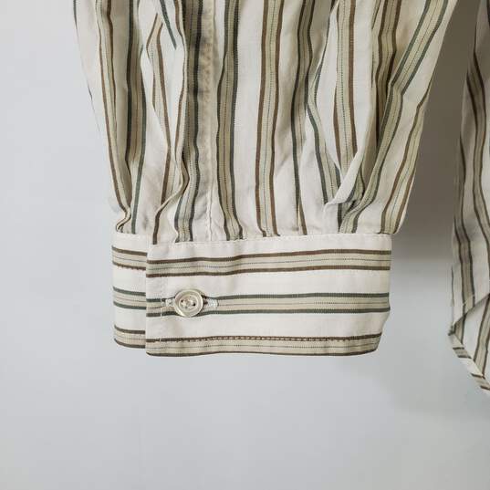 Giorgio Armani Men's Striped Long Sleeve SZ 41 image number 4