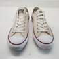Converse Chuck Taylor Ox Unisex Off-White Leather Low Sneakers Size 8.5 Men's | 10.5 Women's image number 2